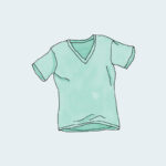 V-Neck T-Shirt<span> - </span>Green