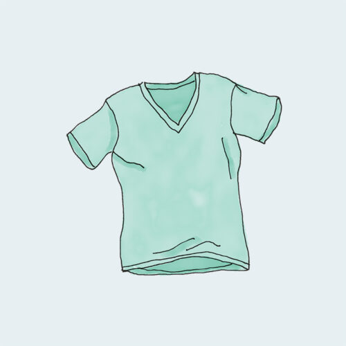 V-Neck T-Shirt<span> - </span>Green